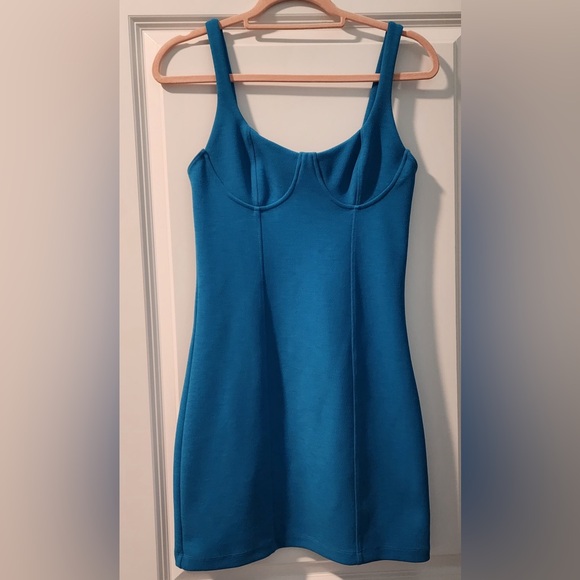 ZARA Corset Corset Mini Dress Body Con - Picture 1 of 3